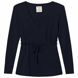 Mom2Mom Wrap Top Navy M