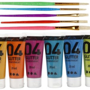 A-Color - Glitter Color and Kids Paint Brushes