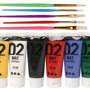 A-Color - Mat Colors and Kids Paint Brushes