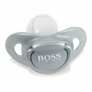 BOSS Logo Pacifier Silver One Size