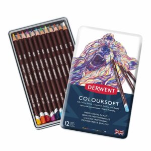 Derwent - Coloursoft Pencils, 12 Tin