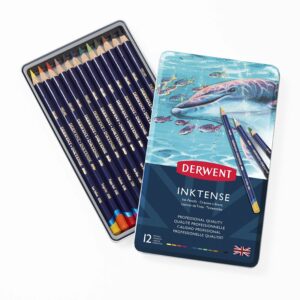 Derwent - Inktense Pencils, 12 Tin