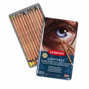 Derwent - Lightfast Pencils, 12 Tin