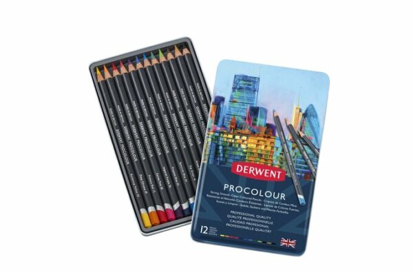 Derwent - Procolour Pencils, 12 Tin