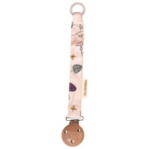 Filibabba Moments Pacifier Clip Forest Floor/Rose One Size