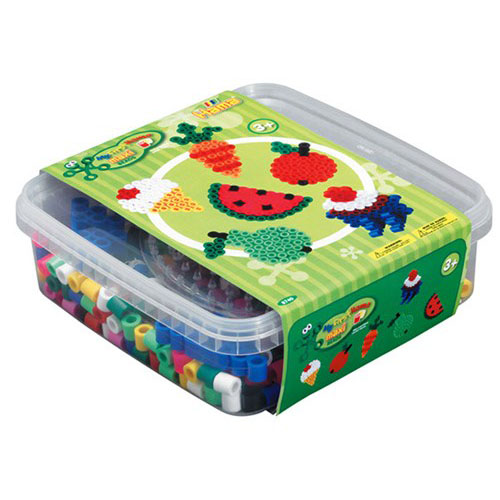 Hama - Maxi 600 beads with pin plate in bucket (388740)