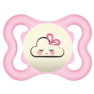 MAM Supreme Night Silicone Pacifier 0-6m Pink One Size