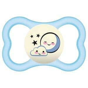 MAM Supreme Night Silicone Pacifier 6-16m Blue One Size