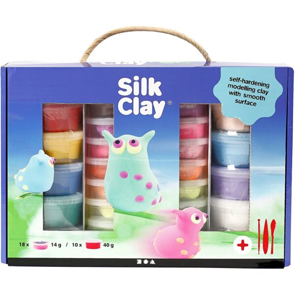 Silk Clay® Set -silkkimassasetti, 1 set, värilajitelma