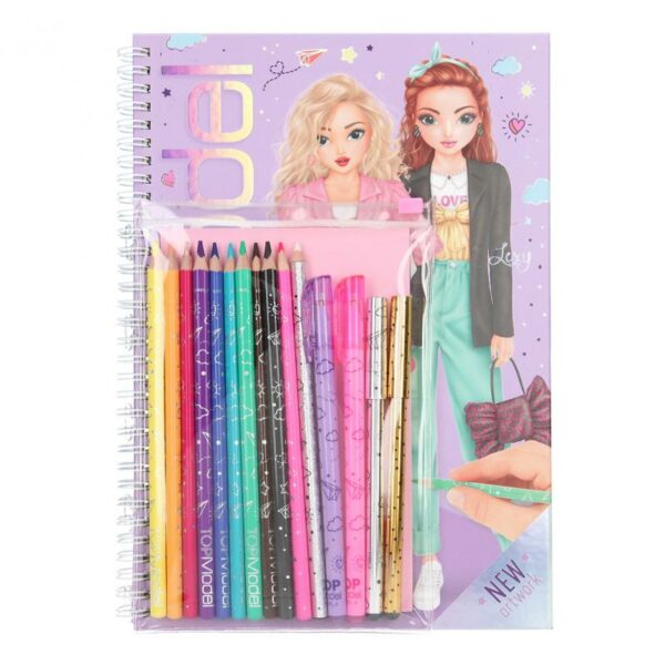 TOPModel - Colouring Book With Pen Set (0411485)