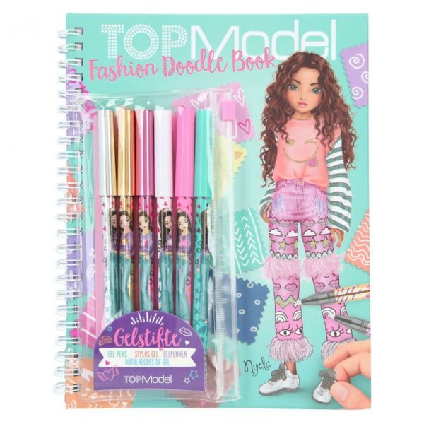 TOPModel - Fashion Doodle Design book w/gelpens (046952)