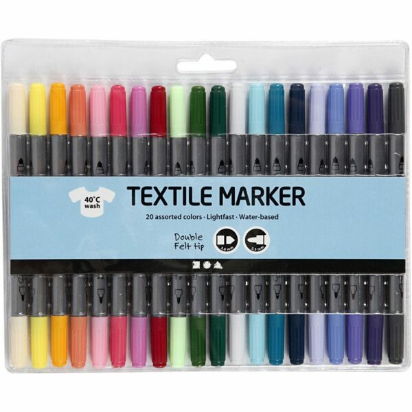 Textile Markers - Assorted Colours 2 (34833)