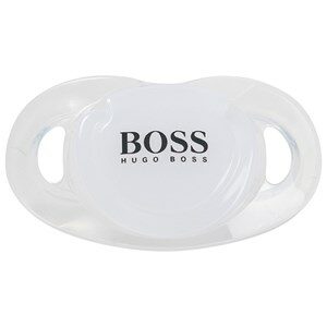 BOSS Logo Pacifier White One Size