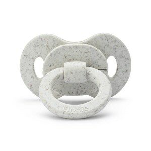 Elodie Bamboo Newborn Pacifier Vanilla White One Size