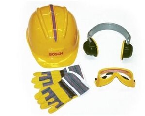 Lasten suojalasit, kuulokkeet, kypärä ja käsineet Bosch, Klein