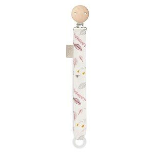 Cam Cam Copenhagen Pacifier Clip Pressed Leaves Rose One Size