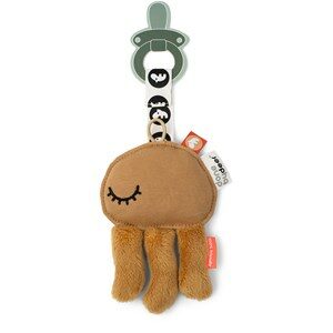 Done by Deer Jelly Cozy Keeper Pacifier Clip Mustard One Size