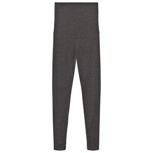 Mom2Mom Maternity Leggings Grey Melange XS